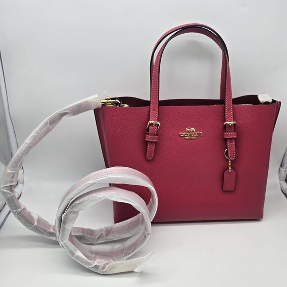 Coach Mollie Tote 25 C4084 Strawberry Haze - Picture 1 of 8
